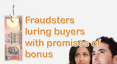 Fraudsters luring buyers with promises of bonus